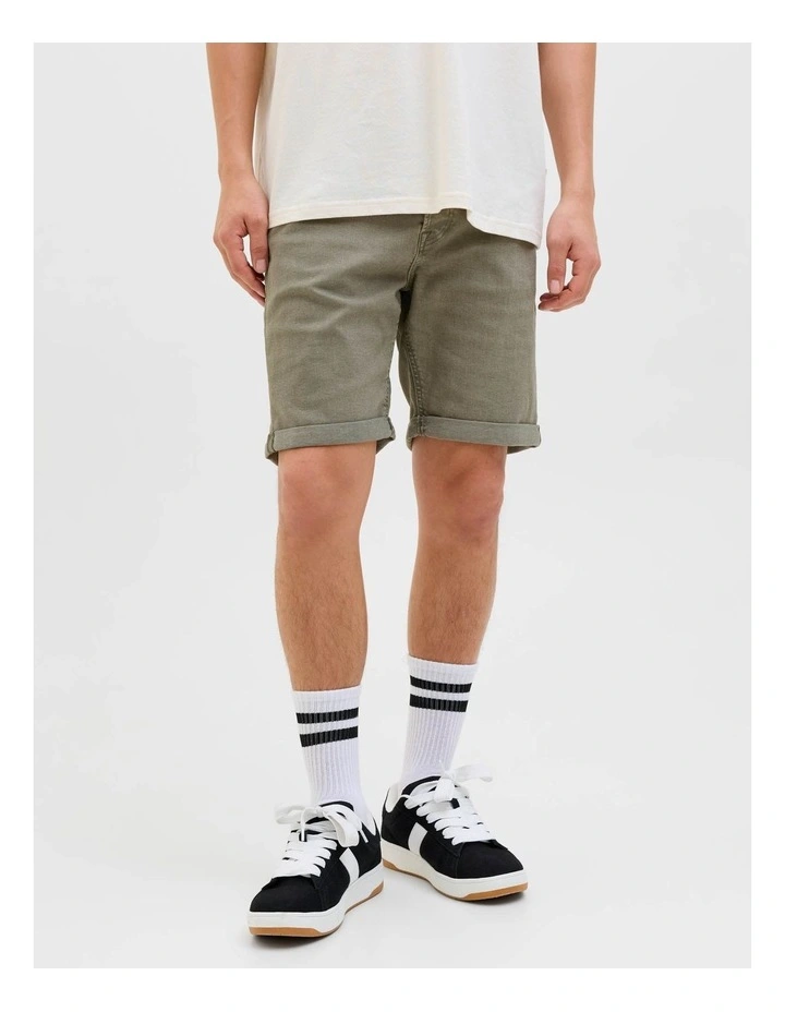 JJIRICK Original Denim Shorts in Deep Lichen Green image 1