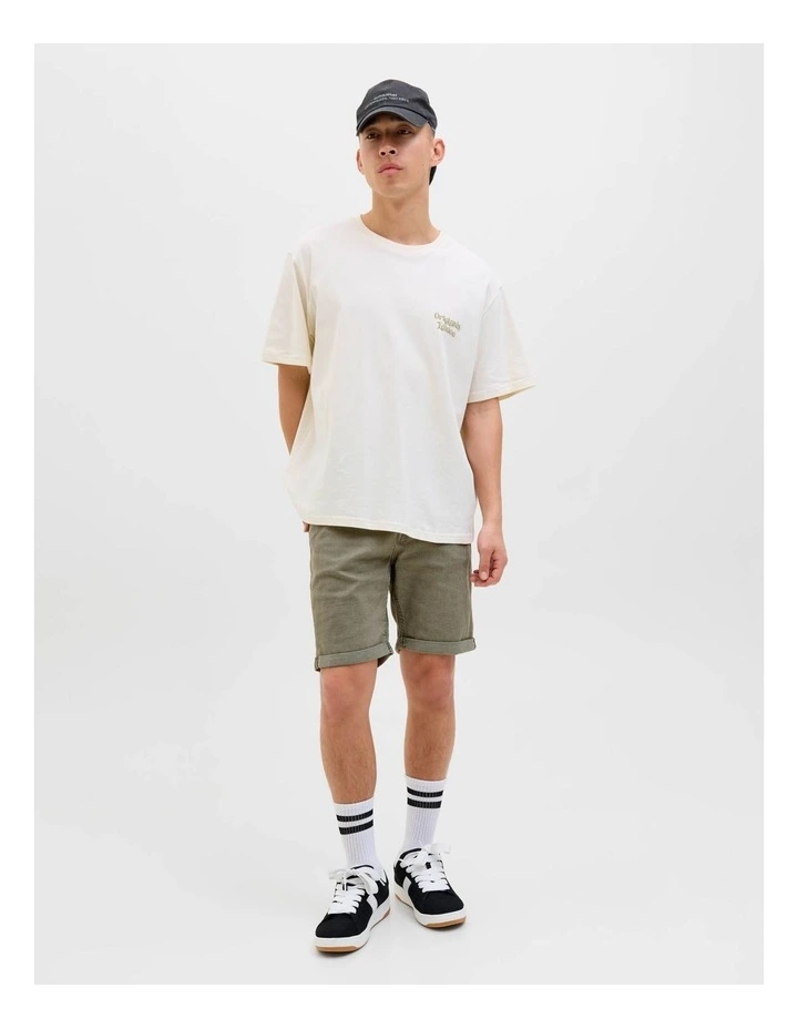 JJIRICK Original Denim Shorts in Deep Lichen Green image 3