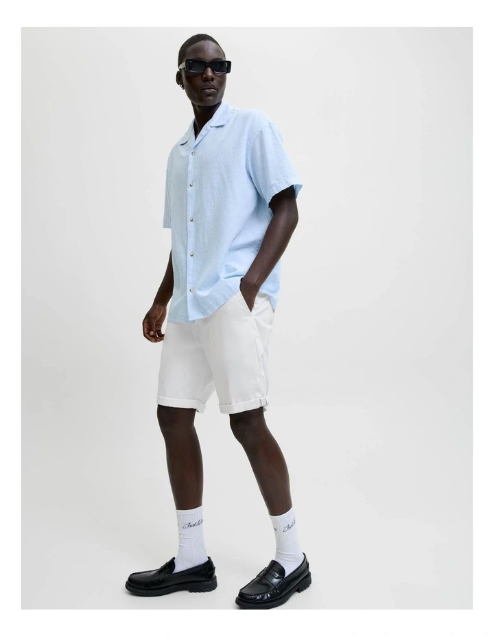 Jpstbowie Chino Shorts in White image 3