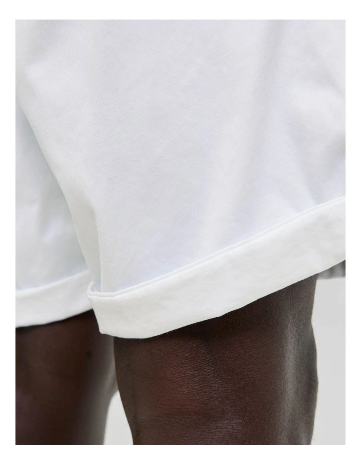 Jpstbowie Chino Shorts in White image 5