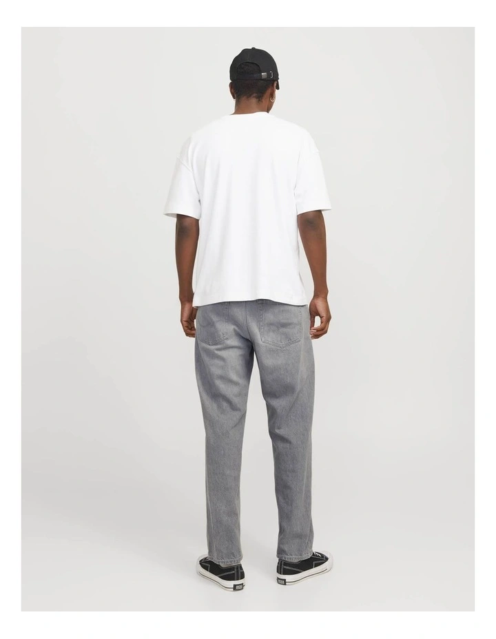 Jjieddie Jjioriginal Loose Fit Jeans in Grey image 2