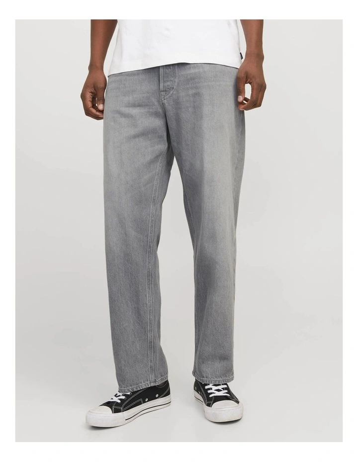 Jjieddie Jjioriginal Loose Fit Jeans in Grey image 4