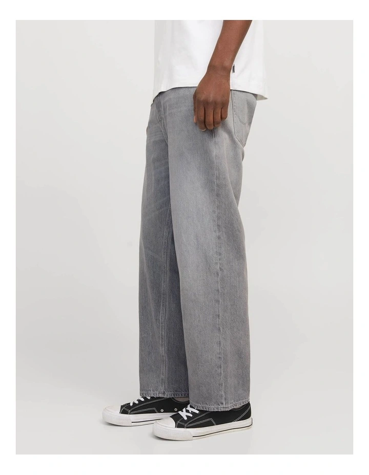 Jjieddie Jjioriginal Loose Fit Jeans in Grey image 5