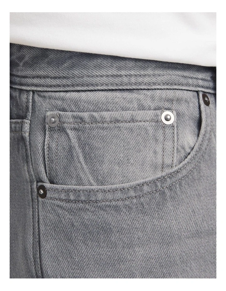 Jjieddie Jjioriginal Loose Fit Jeans in Grey image 6