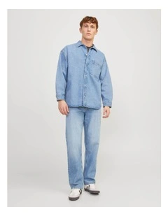 Jjieddie Jjioriginal Loose Fit Jeans in Blue