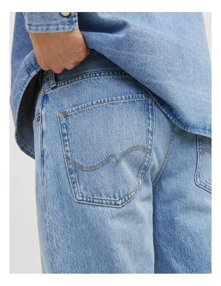 Jjieddie Jjioriginal Loose Fit Jeans in Blue image 6