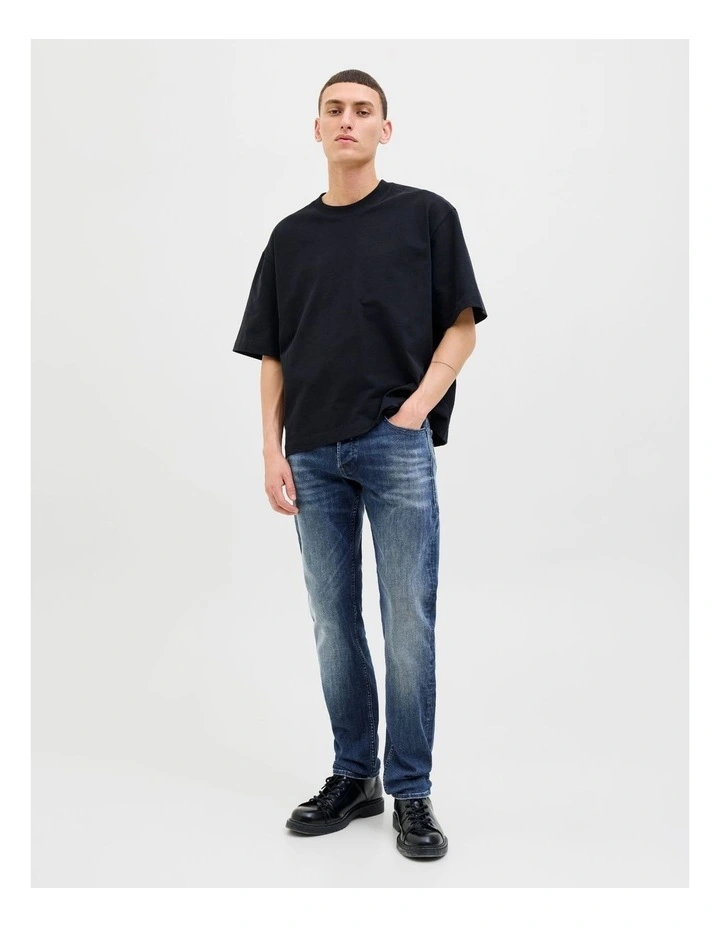 Glenn Original 820 Slim Jeans in Dark Blue Denim image 2