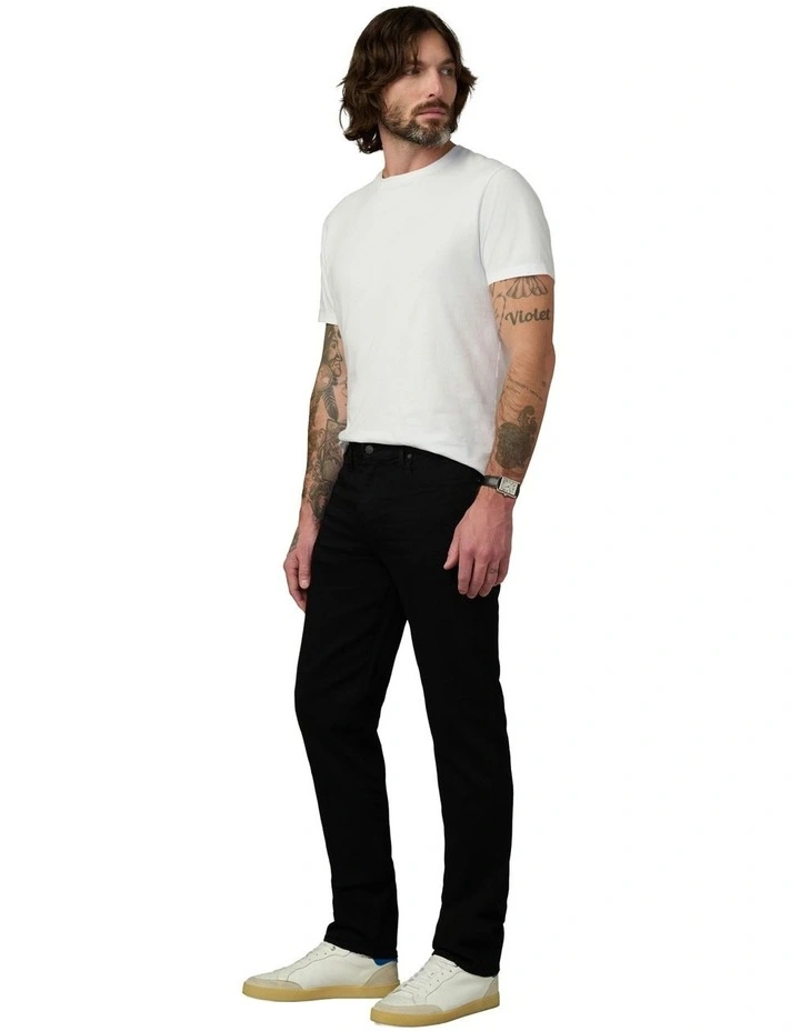 The Brixton Slim Straight Jeans in Griff image 3