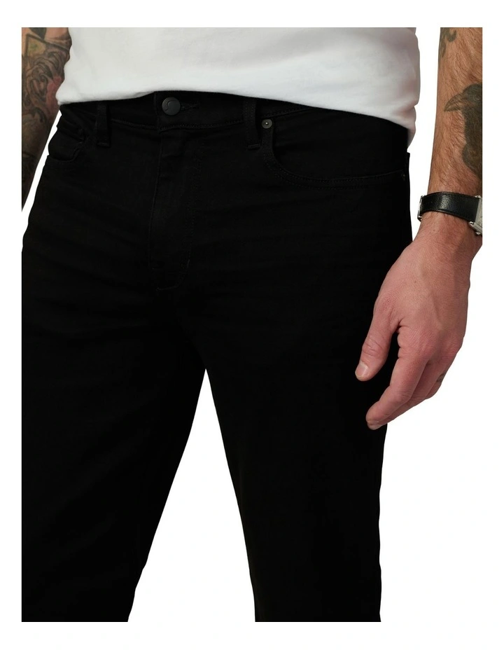 The Brixton Slim Straight Jeans in Griff image 4