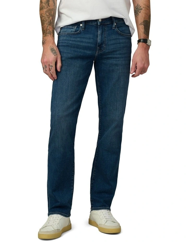 The Brixton Slim Straight Jean in Blue image 1