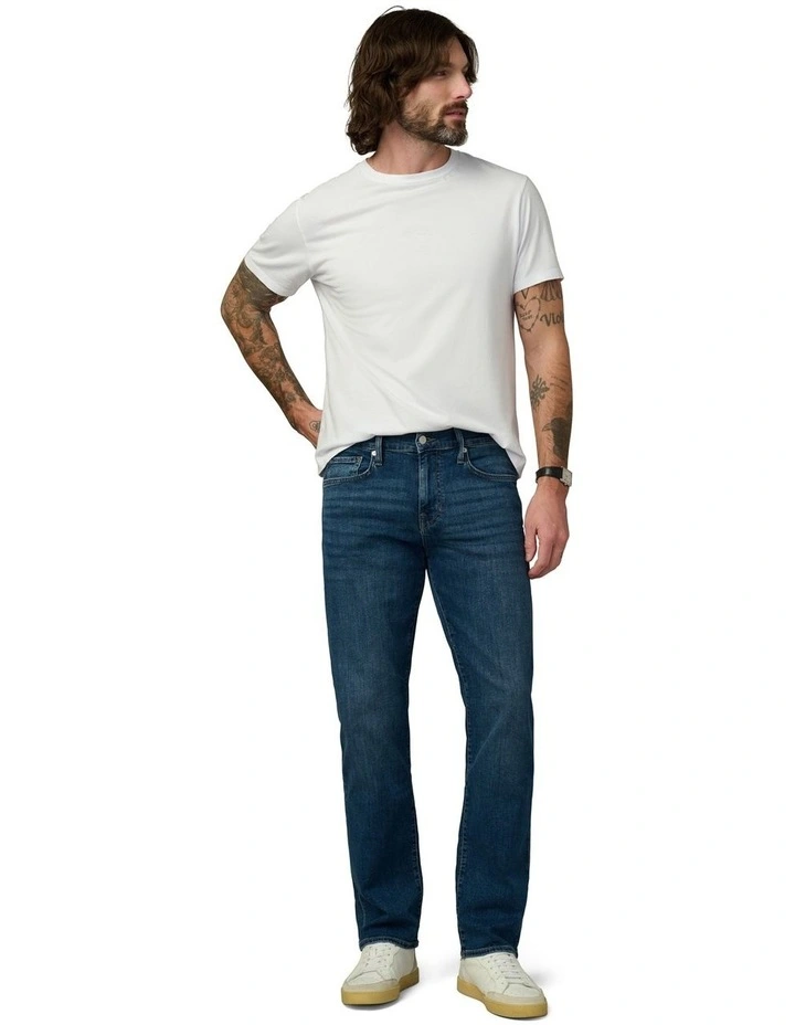 The Brixton Slim Straight Jean in Blue image 7