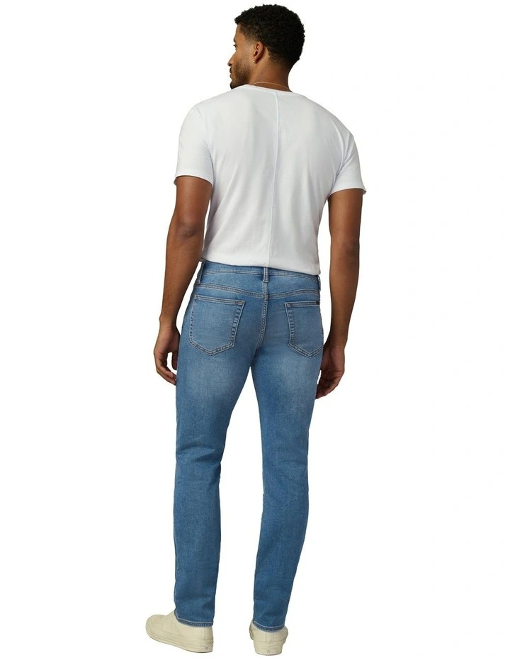 The Brixton Slim Straight Jeans in Blue image 5