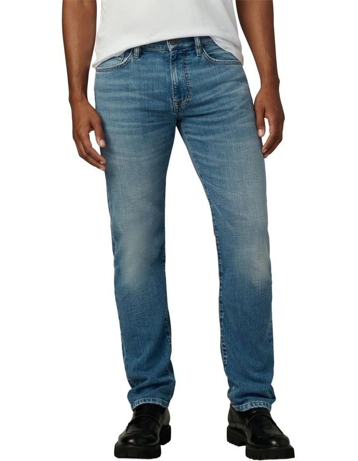 The Brixton Slim Straight Jean in Blue image 2