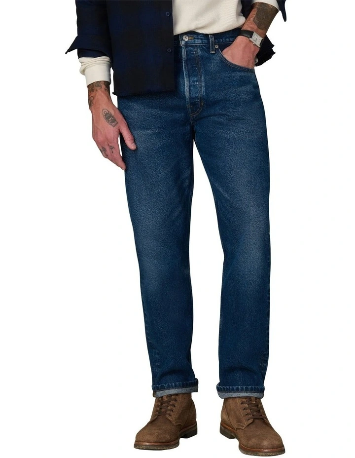 The Joe Straight Jeans in Blue image 1