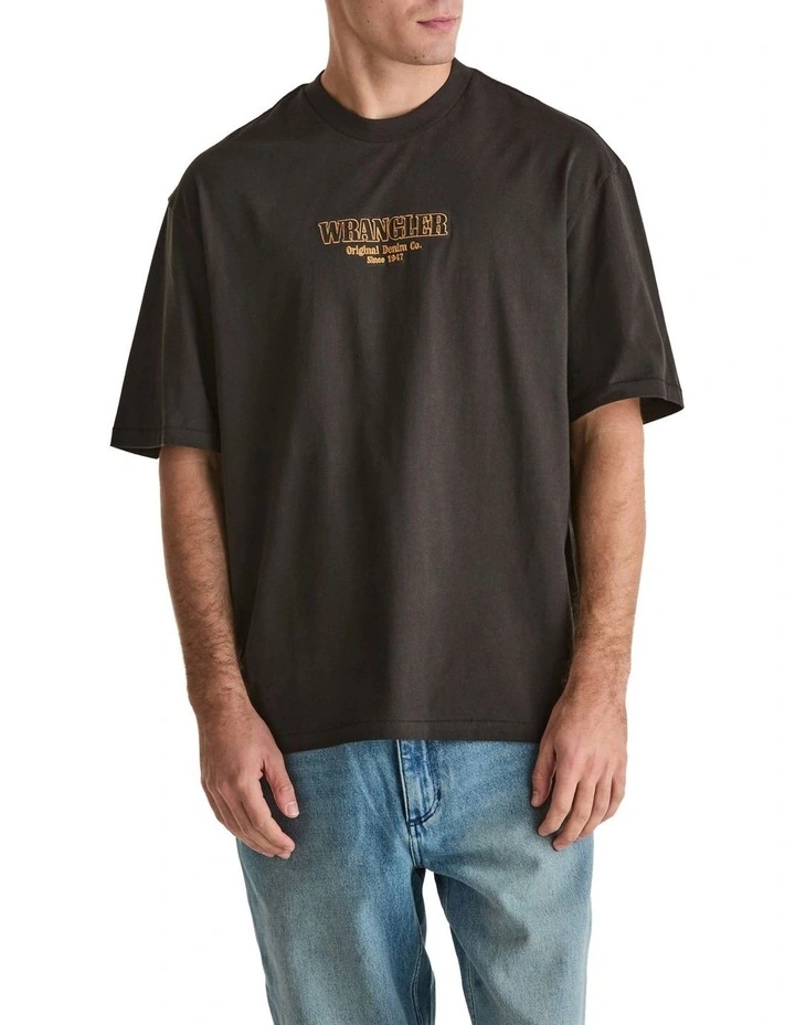 Resurface Slacker Tee in Black image 1