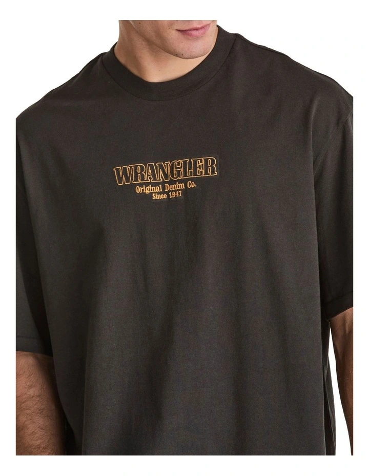 Resurface Slacker Tee in Black image 4