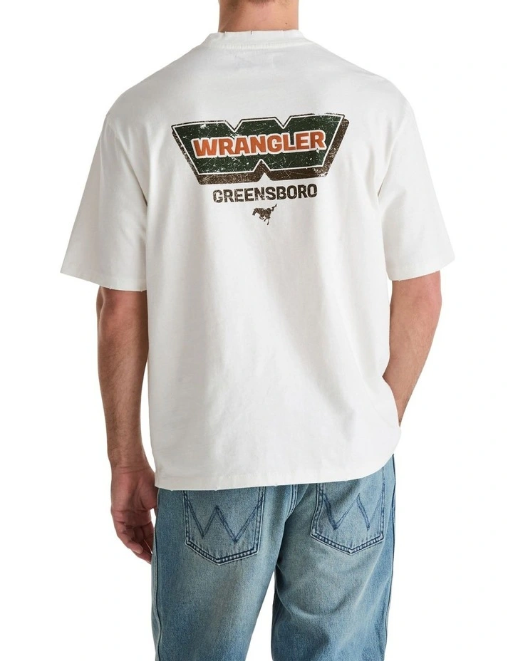 Durable Slacker Tee in White image 2