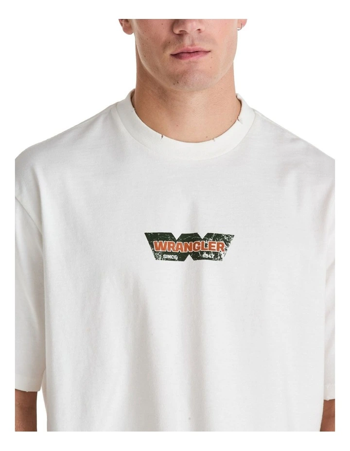 Durable Slacker Tee in White image 4