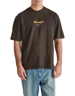 North Elm Slacker Tee in Black