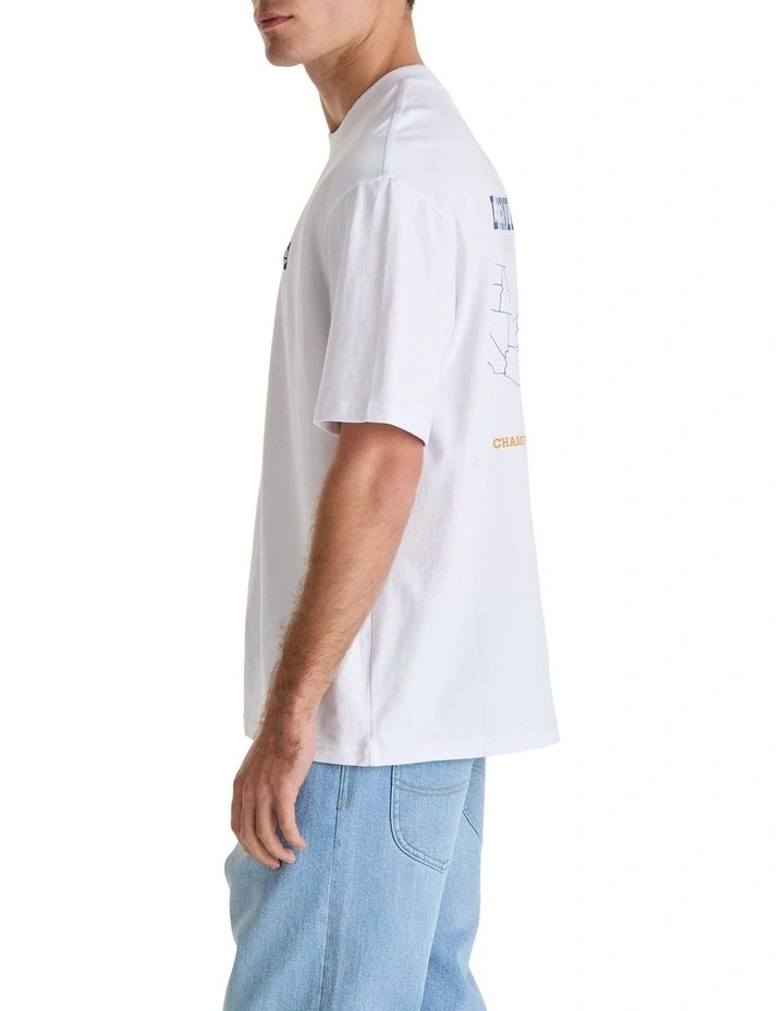 Champions Baggy Tee in White image 3