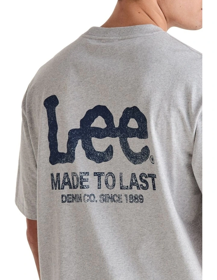 Fade Away Baggy Tee in Grey image 2