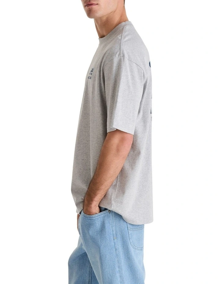 Fade Away Baggy Tee in Grey image 3