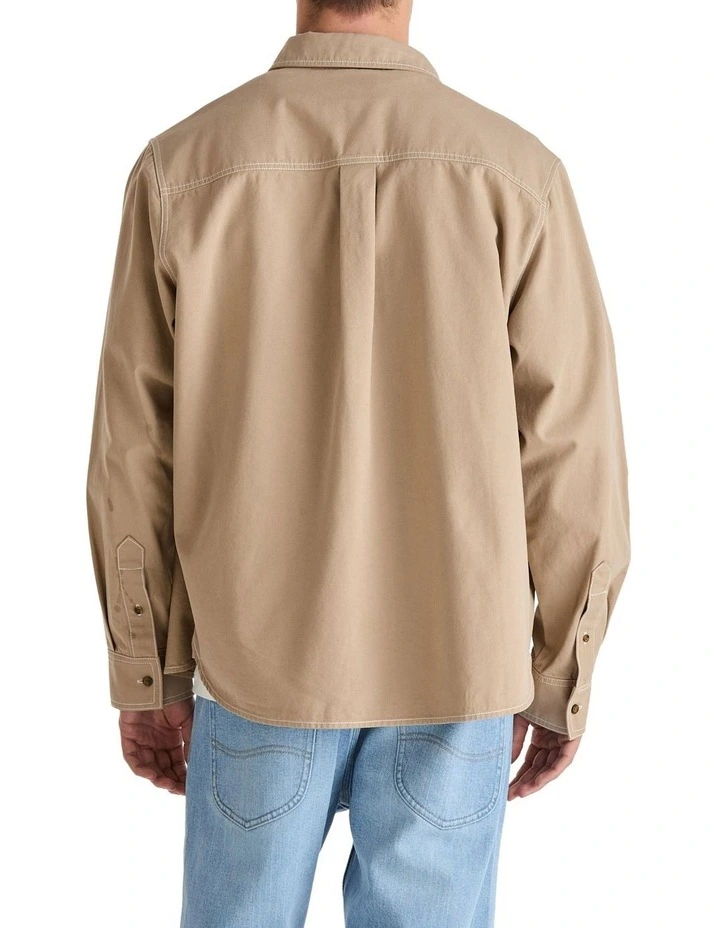 Dustin Long Sleeve Shirt in Grey image 2