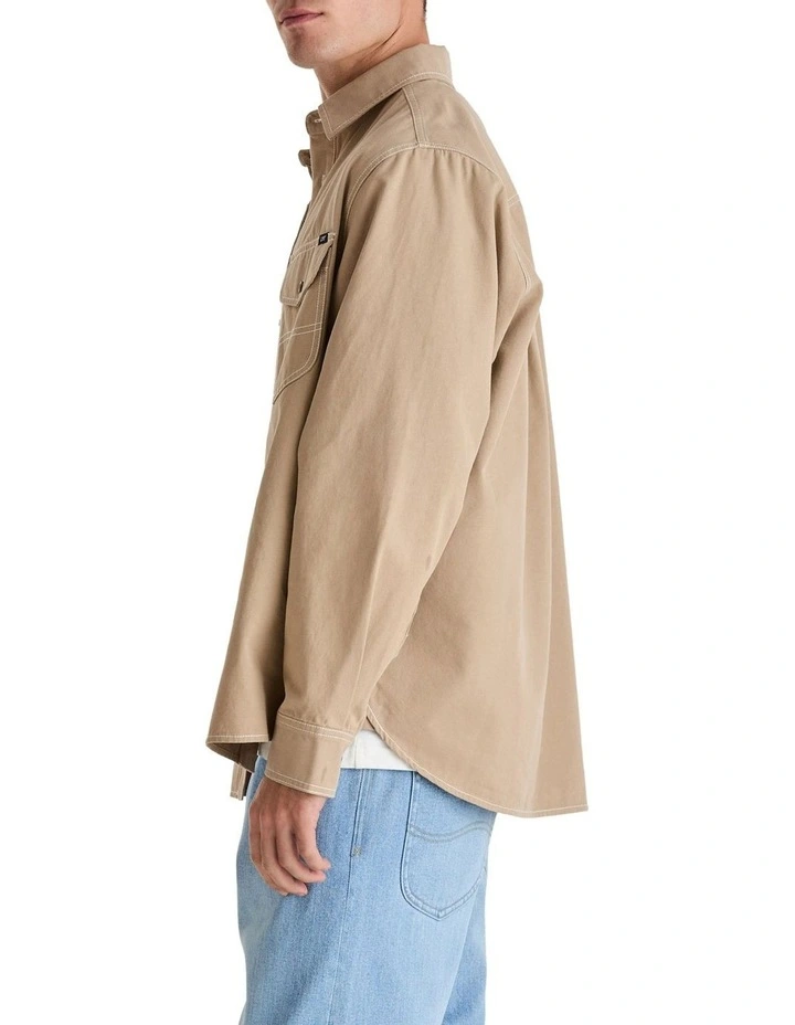 Dustin Long Sleeve Shirt in Grey image 3