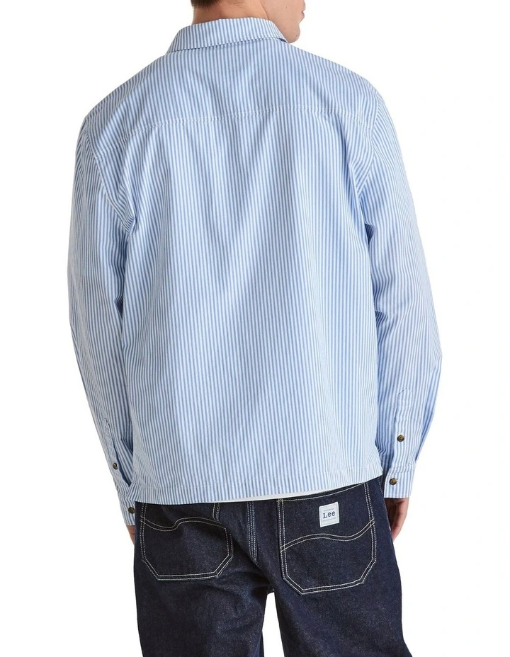 Bateman Long Sleeve Shirt in Blue image 2