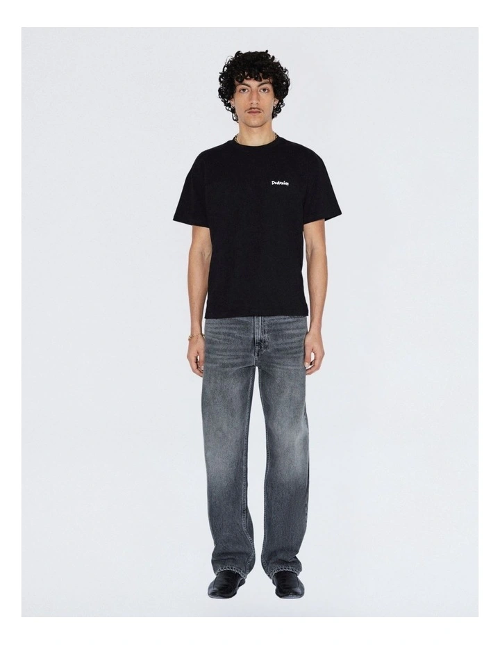 Bace T-Shirt in Black Brush image 5