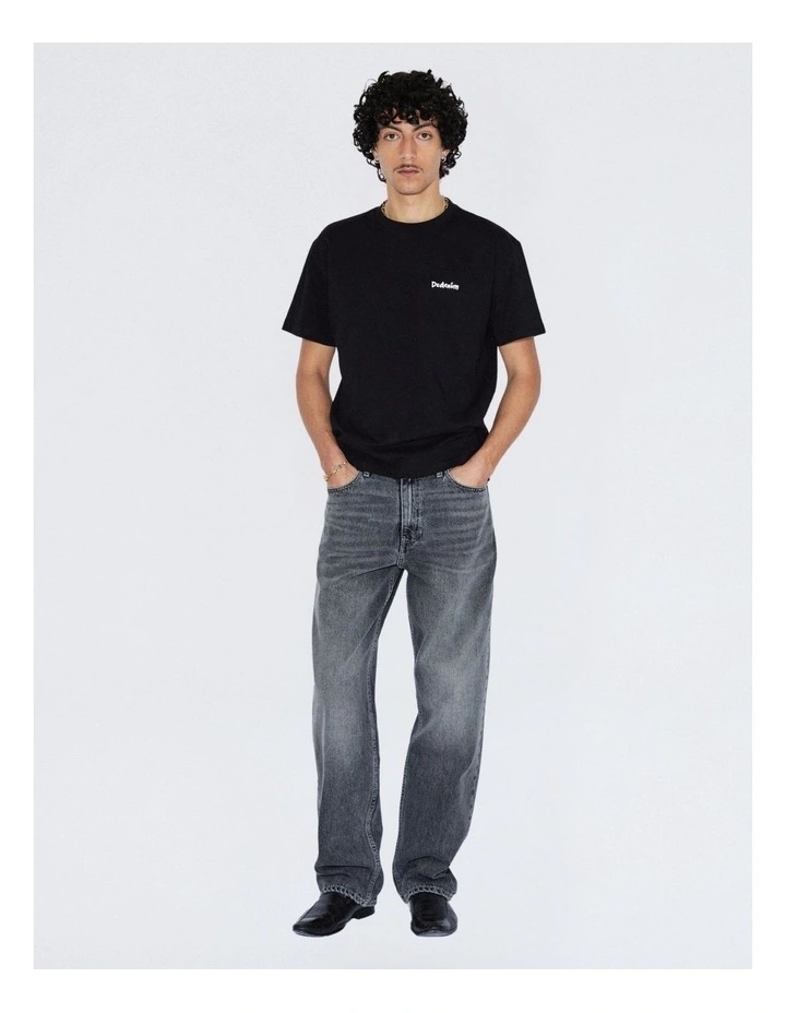 Bace T-Shirt in Black Brush image 6