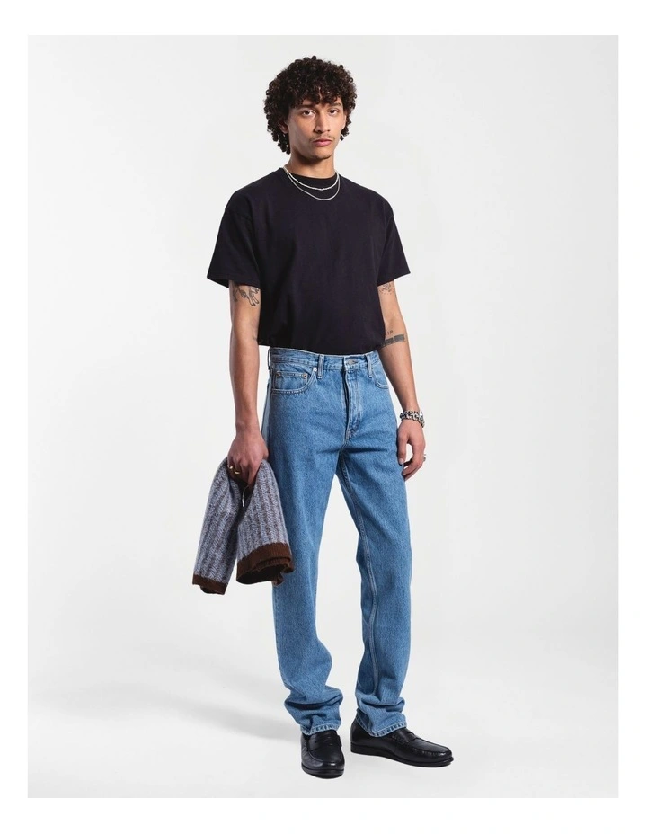 Dash Straight Jean in Stream Sky Retro image 6