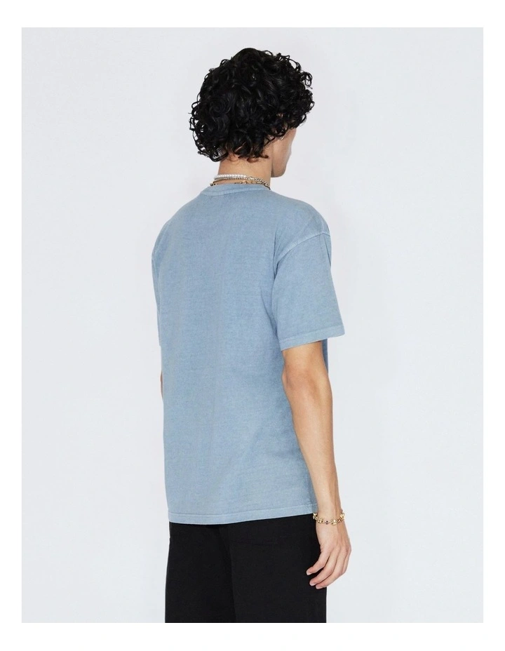 Trooper T-shirt in Washed Blue Utopia image 3
