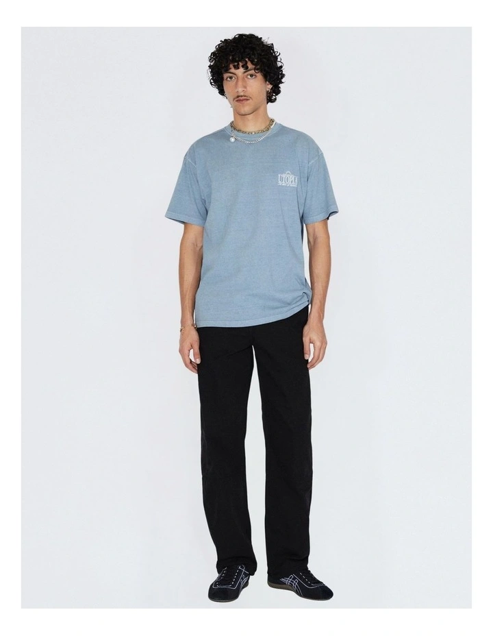 Trooper T-shirt in Washed Blue Utopia image 5
