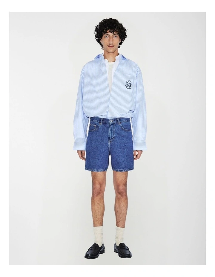 Roan Shorts in Haze Mid Retro image 5