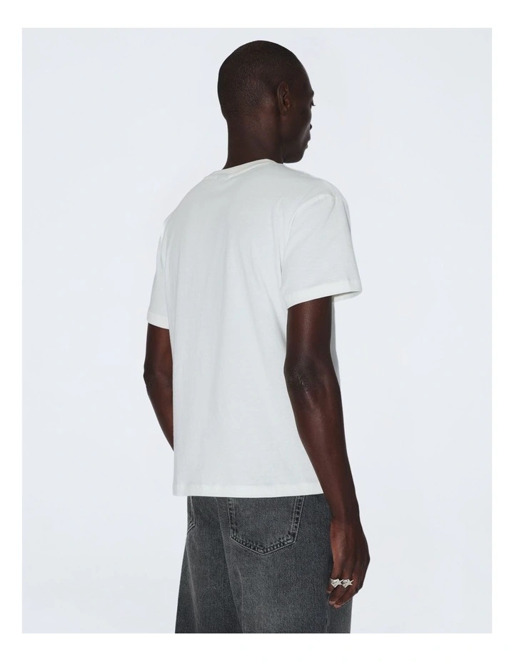 Bace T-Shirt in Off White image 3
