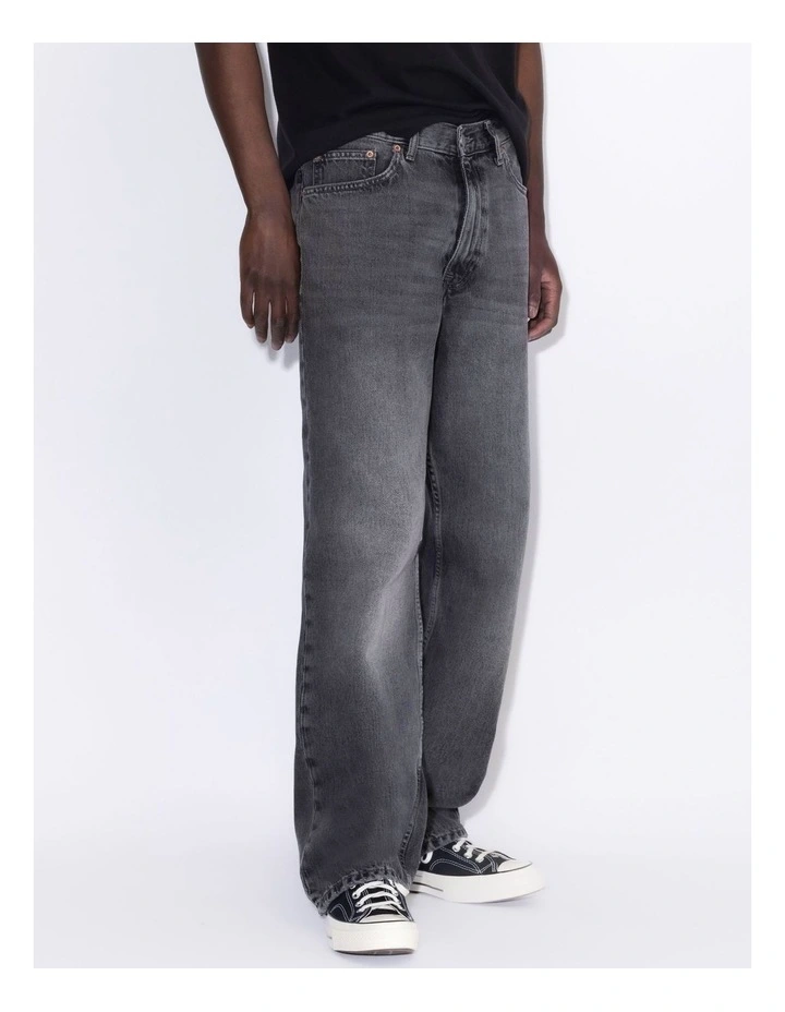 Omar Relaxed Jean in Mid Grey Used image 3