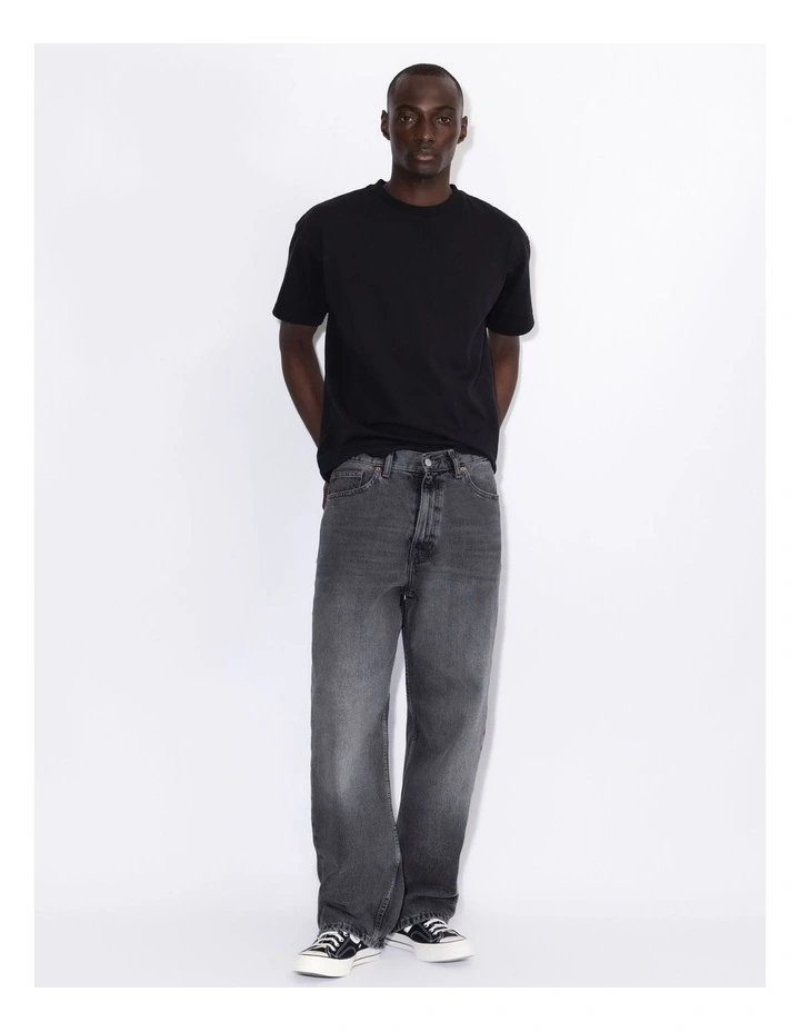 Omar Relaxed Jean in Mid Grey Used image 6