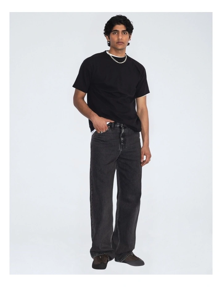 Cormac Baggy Jean in Aged Black image 6