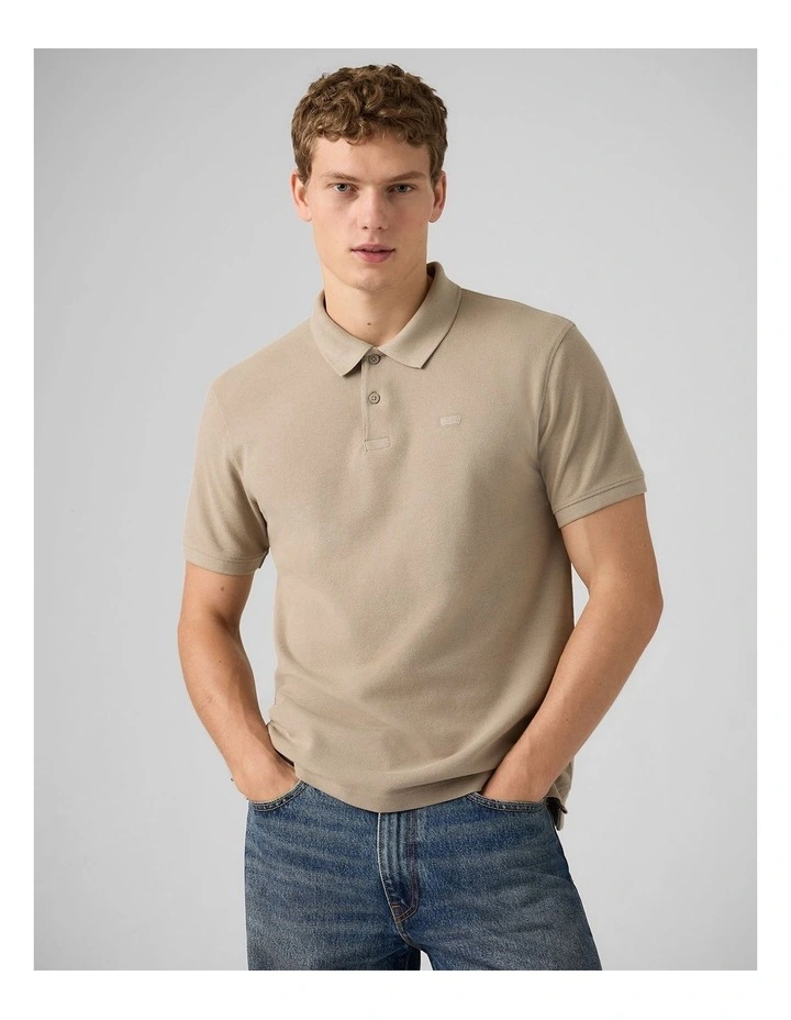 Levis Original Polo in Vintage Khaki Pique image 1