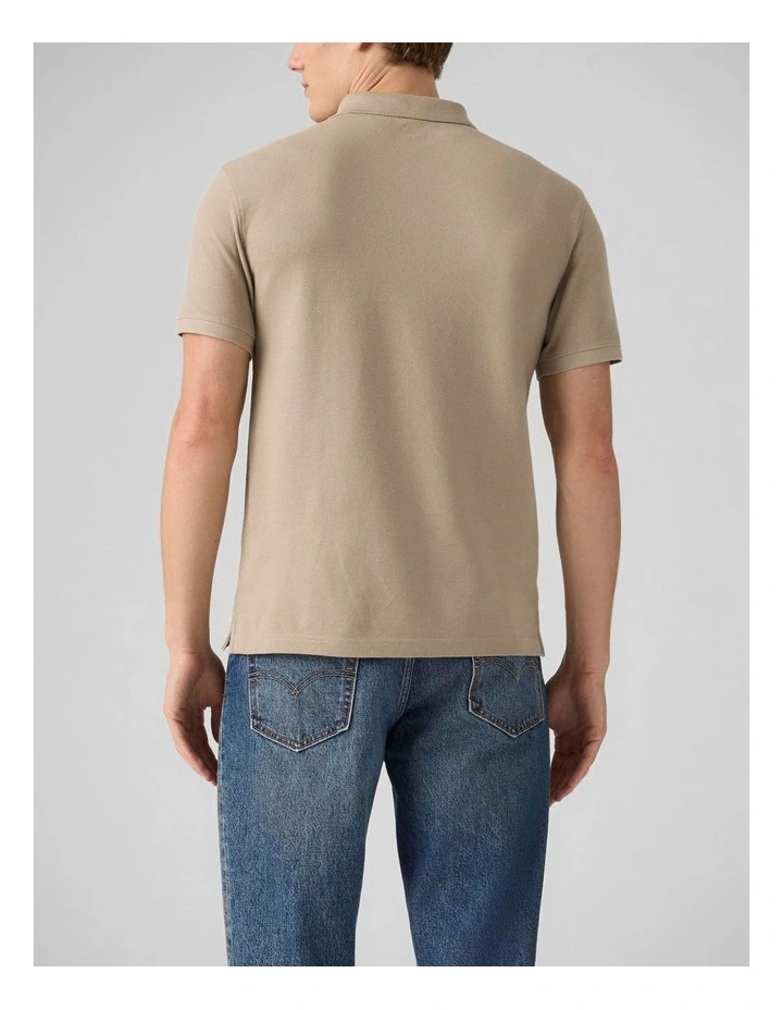 Levis Original Polo in Vintage Khaki Pique image 2