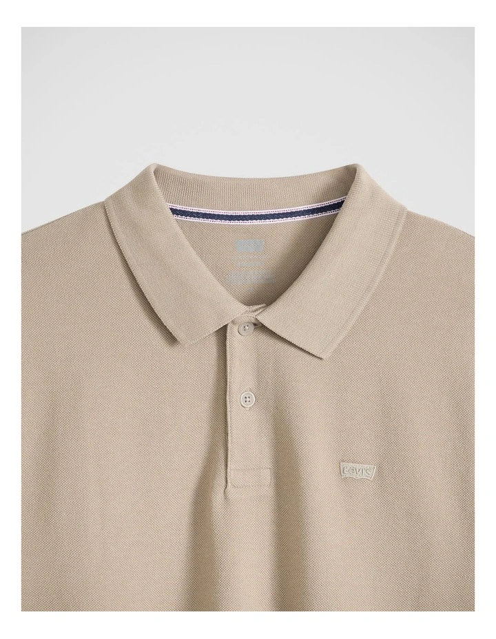 Levis Original Polo in Vintage Khaki Pique image 3