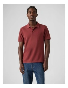 Levis Original Polo in Oxblood Red Pique