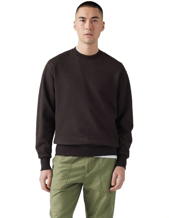 Authentic Crewneck Sweatshirt in Black Agate image 1