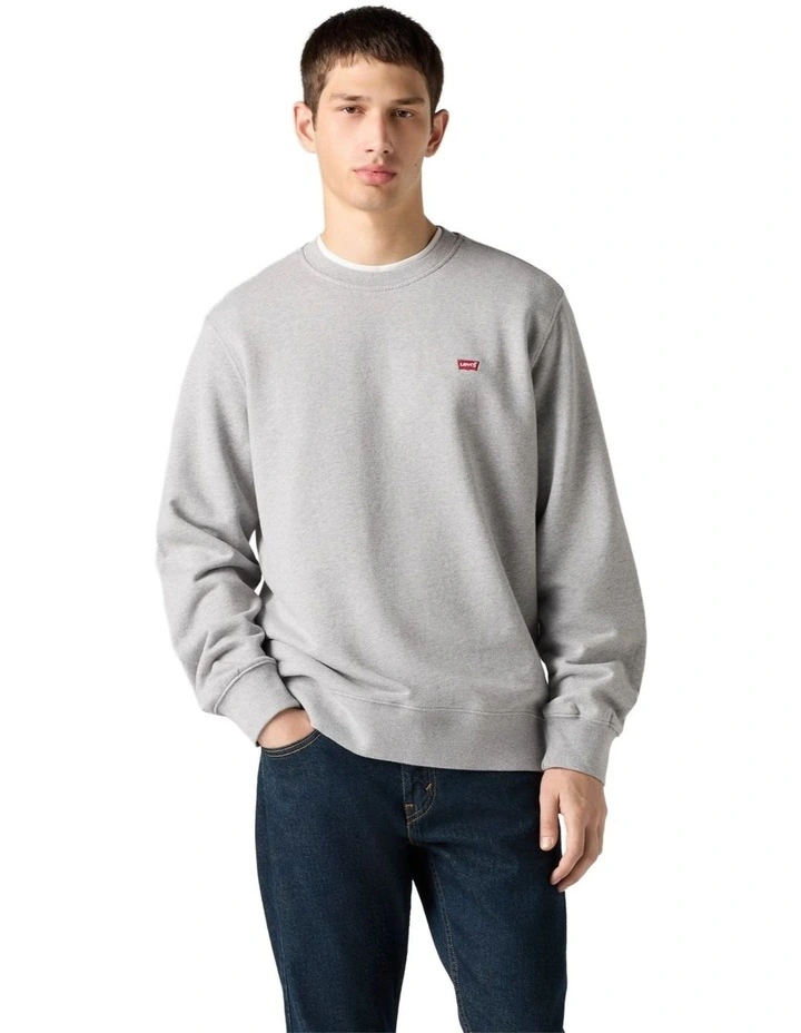 Original Housemark Crewneck Sweatshirt in Grey Heather image 1