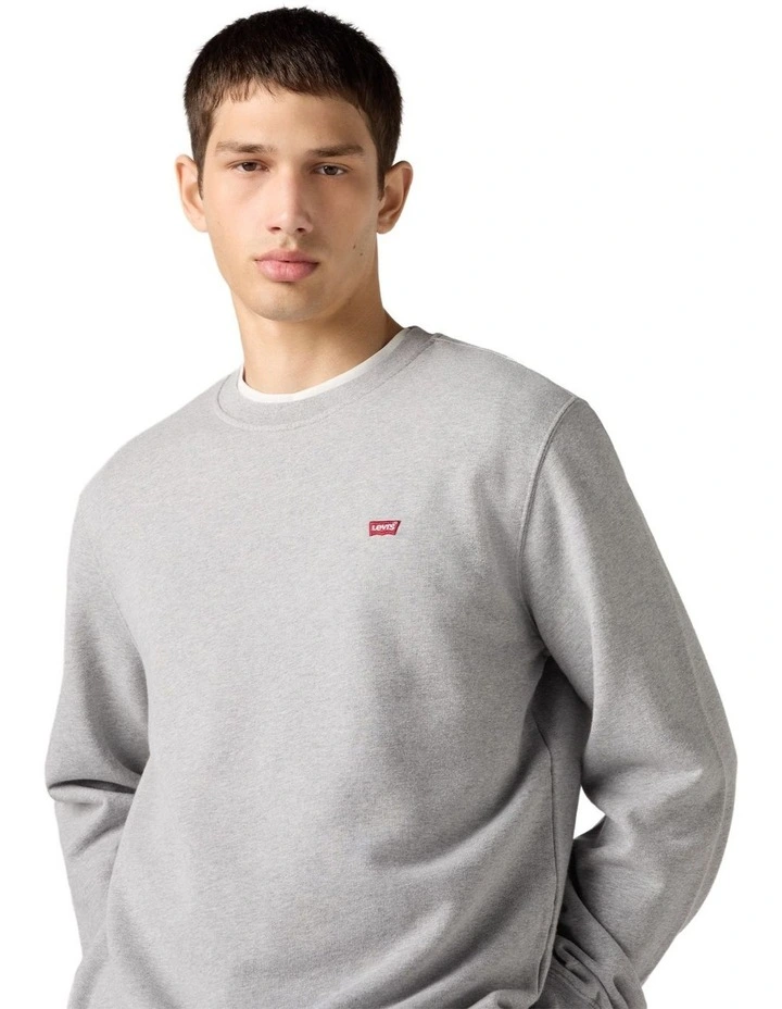 Original Housemark Crewneck Sweatshirt in Grey Heather image 3