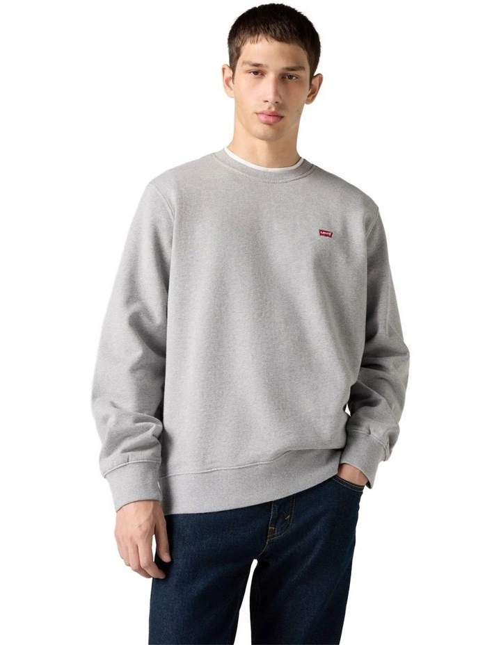 Original Housemark Crewneck Sweatshirt in Grey Heather image 4