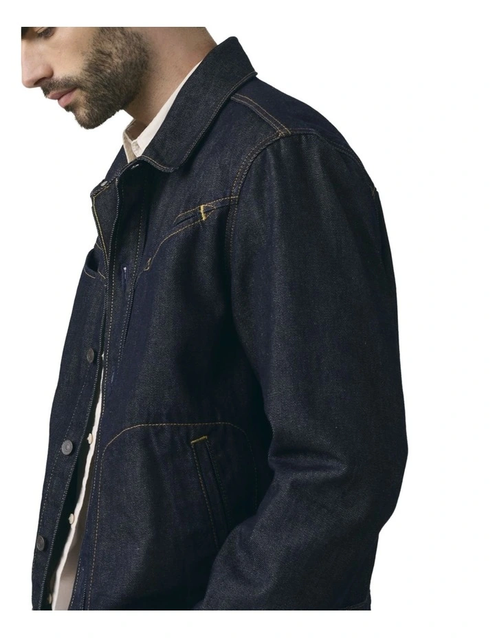 Market Miners Trucker Jacket in Twist And Sew image 2