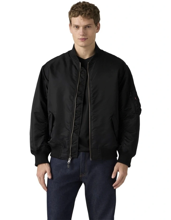 MA-1 Bomber Jacket in Jet Black image 1