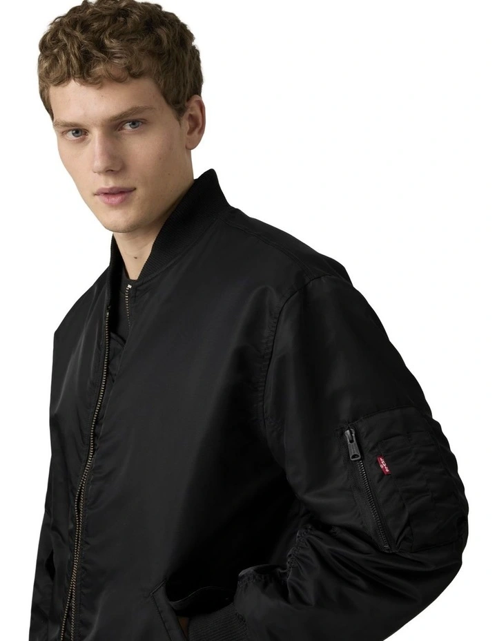 MA-1 Bomber Jacket in Jet Black image 2